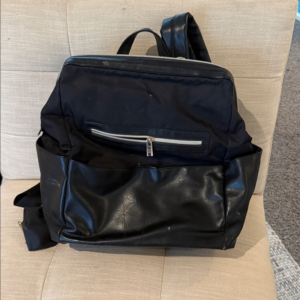 Beis black baby bag